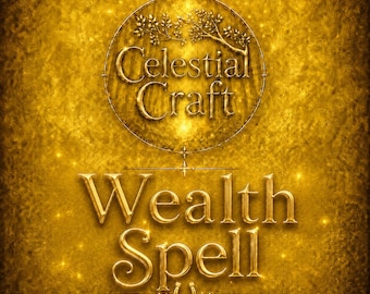 Wealth Spell | Manifest Money Attraction Ritual | Prosperity  Abundance, Money Spell SpellCelestial Craft Spells Shop, Celestialcraftspells