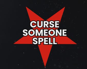 Förbanna någon-besvärjelse - Hämndbesvärjelse - Häxförbannelseritual