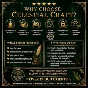 Avoidant To Obsessed Love Spell | Avoidant Spell, Obsession Spell, Make Them Chase You Celestial Craft Spells Shop, Celestialcraftspells image 2