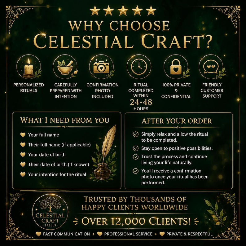 Avoidant To Obsessed Love Spell | Avoidant Spell, Obsession Spell, Make Them Chase You Celestial Craft Spells Shop, Celestialcraftspells image 2