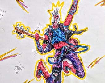Spider-Punk character art