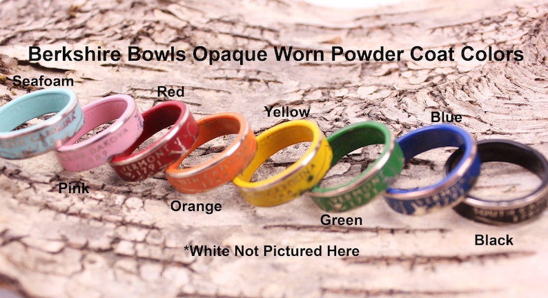 Opaque Color Powder Coating Sample by Berkshire Bowls