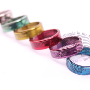 Color Coin Rings