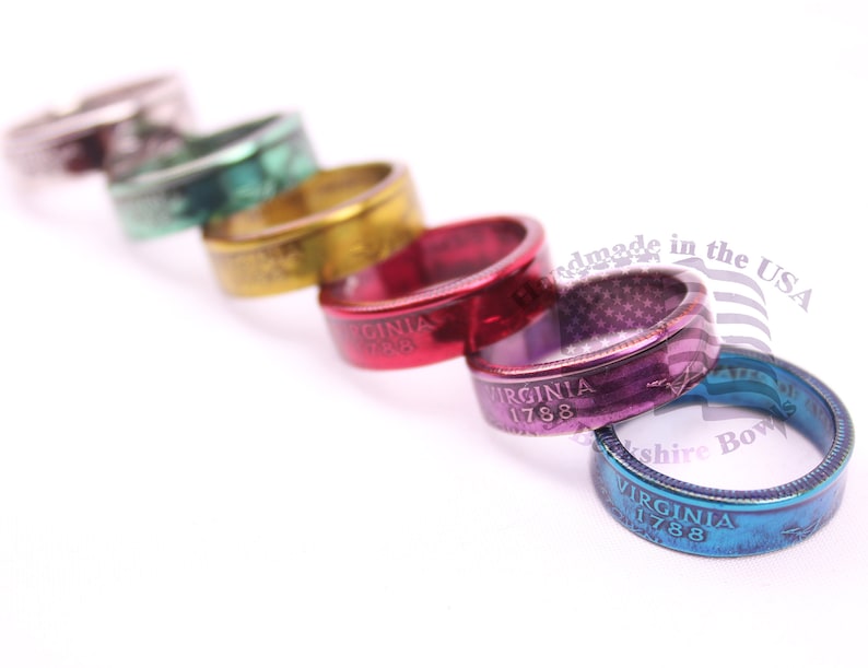 Color Coin Rings