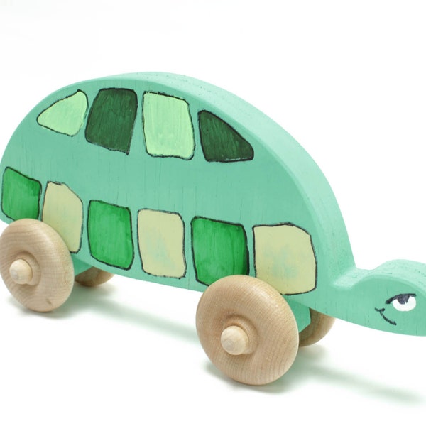 Turtle Push Toy. Baby toy, toddler toy,nursery.