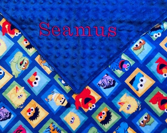 personalized stroller blanket