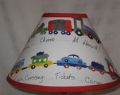 Items Similar To Ryder Train Lamp Shade M2m Pottery Barn Kids