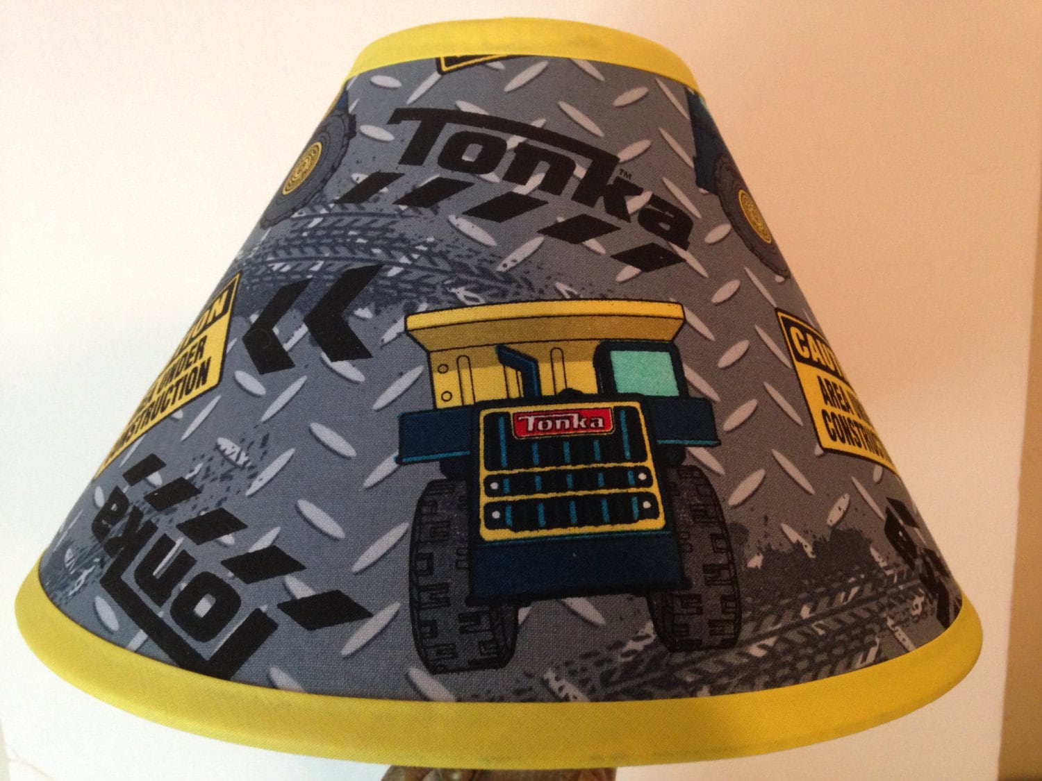 Tonka Truck Children's Fabric Lamp Shade/Children's Gift FREE SHIPPING