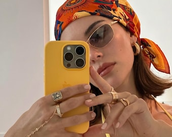 Pañuelo Bandana con Estampado de Herencia Africana para Mujeres y Niñas