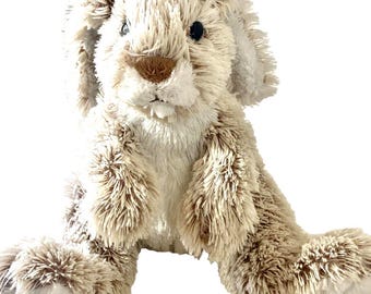 Plush Rabbit Melissa & Doug Burrow Bunny #7674 Stuffed Animal 9" Sitting