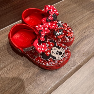 Custom minnie mouse crocs