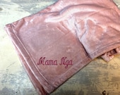 Fleece Blanket Blush Pink 50 quot x60 quot Adult Soft Cuddle Personalized Fleece Blanket Velvet Embroidered Plush Baby Kids Wedding Gift Name