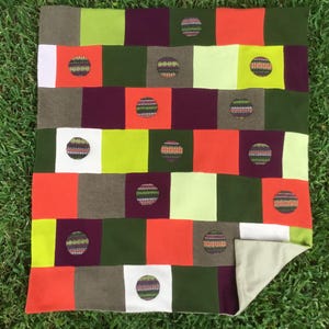 Modern Baby Recycled Cashmere Boho Chic Blanket Repurposed