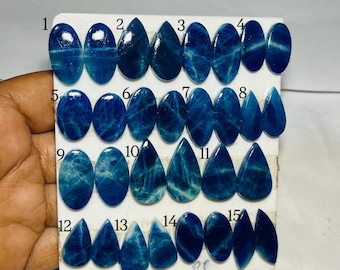 Cabujón de gema de afganita natural, piedra de forma mixta para la fabricación de joyas.