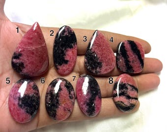 AAA + Quality-Natural Designer Rhodonite Gemstone-Loose Gemstone-Jewelry Making Gemstone