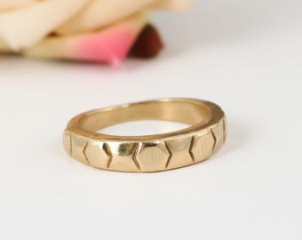 Produktbild von Goldfarbene Stapelbare Ringe Für Damen, Läuft Nicht An