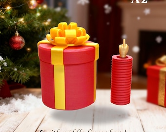 Vervelende geschenkdoos, puzzeldoos, verborgen gereedschap, schroefsluiting, leuke feestartikelen, verrassingsmiddelvinger