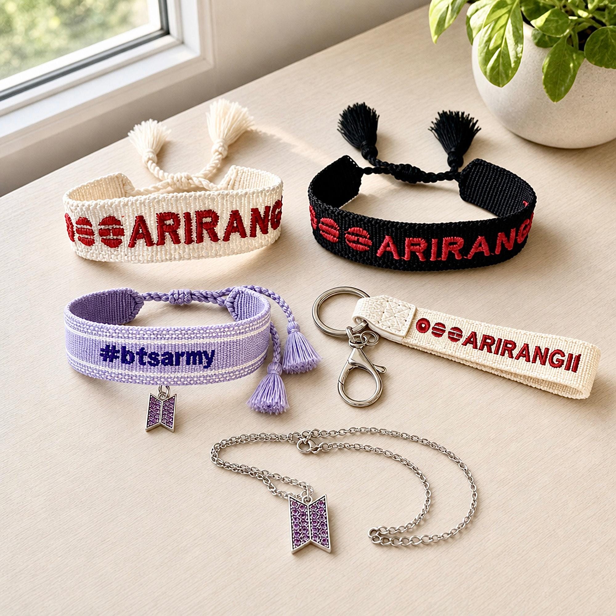 Bts army friendship bracelet - Etsy 日本