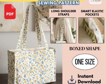 Simplicity S9618 Tote Bag Sewing Pattern – Beginner Friendly - Etsy