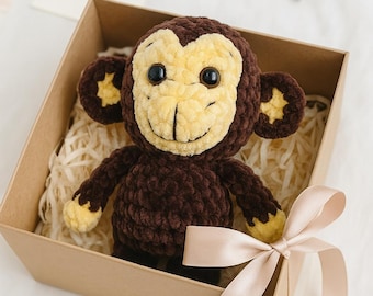 Crochet Monkey Amigurumi Pattern: Easy Plush Toy (PDF Pattern)