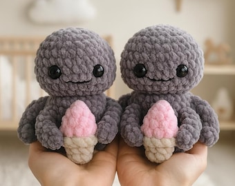 Patrón de crochet de araña linda con Cupcek, patrón de amigurumi de araña saltadora