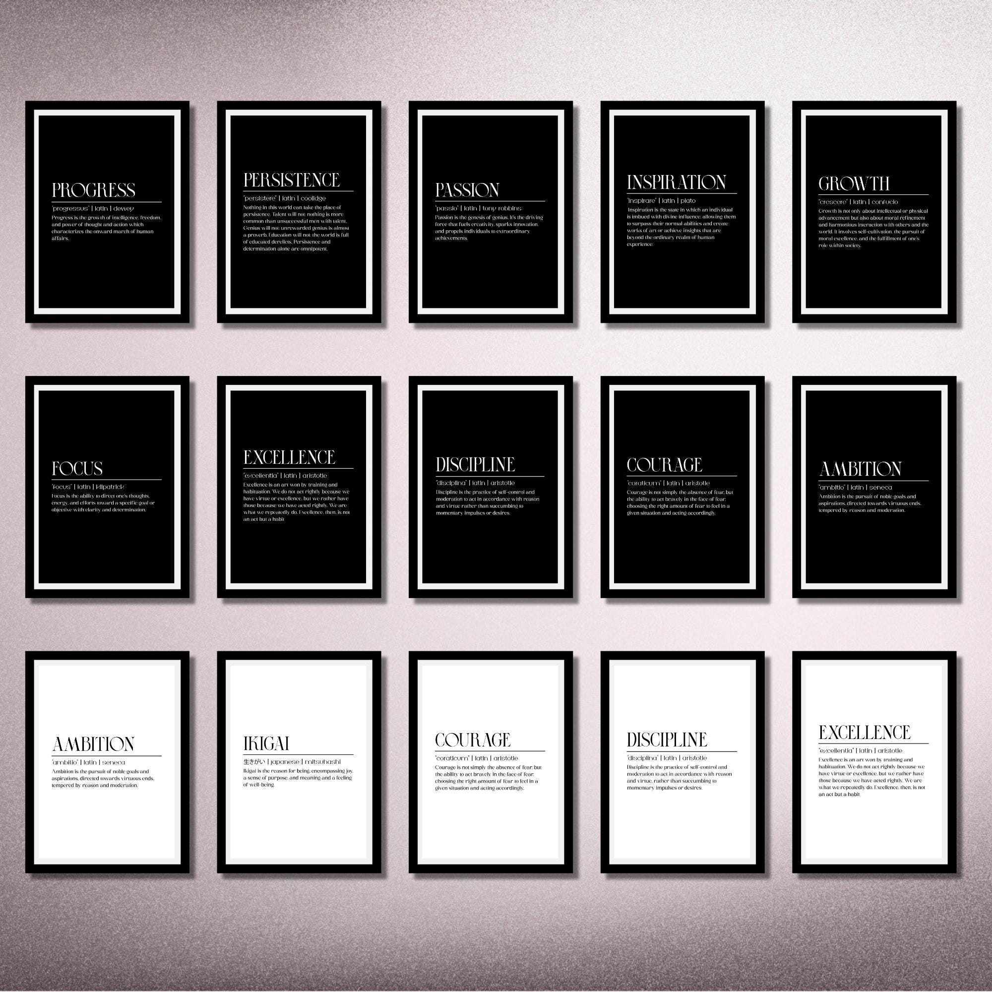 145+ Motivational Quotes Wall Art Bundle | Printable Wall Decor ...