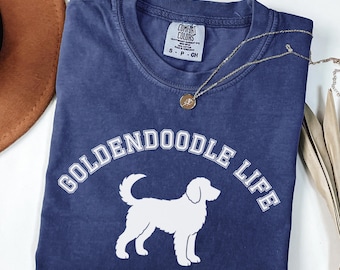 Maglietta Comfort Colors Goldendoodle, maglietta Goldendoodle Life, maglietta Goldendoodle Lover, maglietta Goldendoodle Mom, regalo Goldendoodle Lover