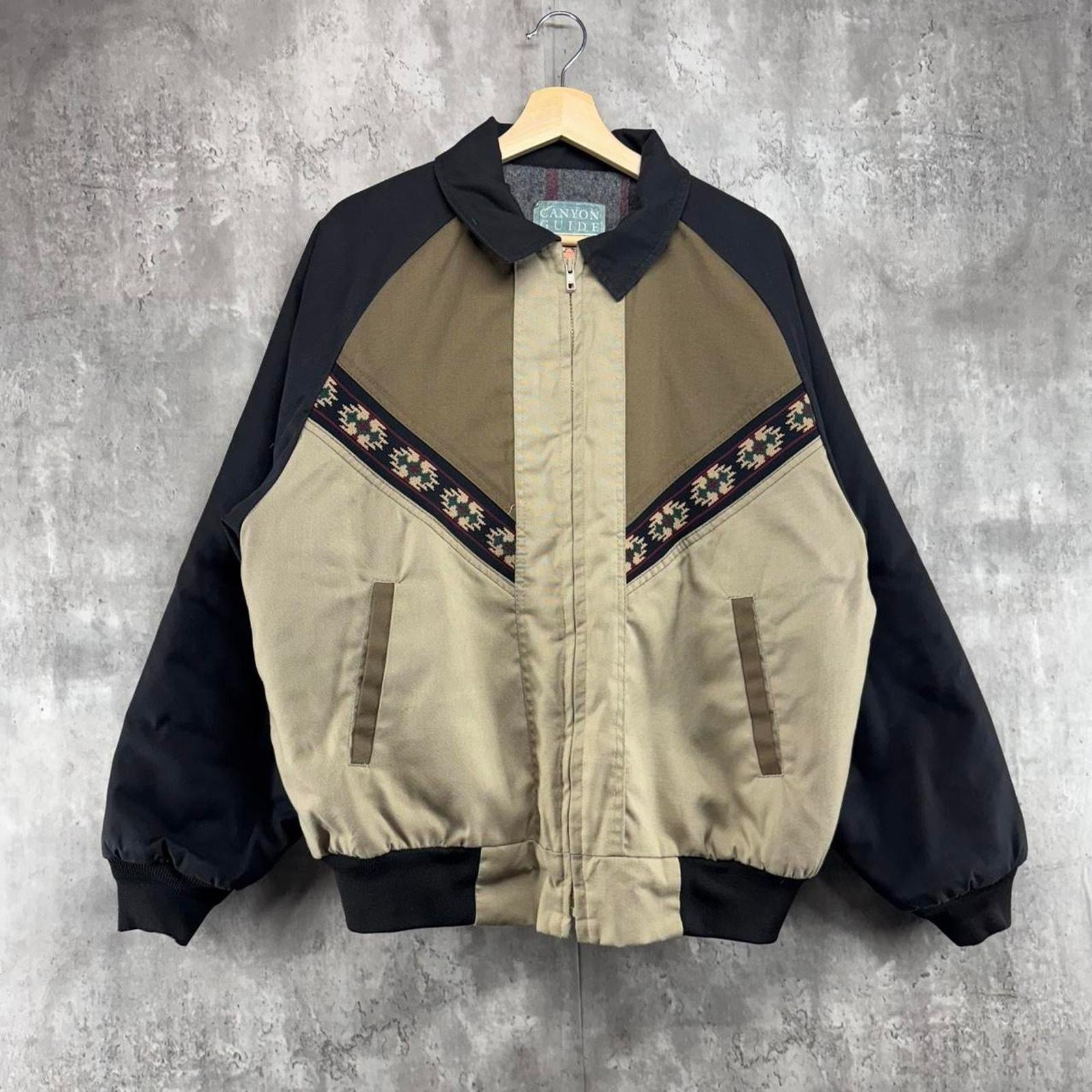 CANYON GUIDE OUTFITTERS ジャンパー XL Canyon Guide Outfitters Men's Sz XL Quilt Lined Flannel