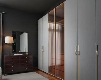 1000mm Extra long Curved dresser handles | Long Furniture Handle  | Kitchen Cupboard Door Long Pull | Kitchen, Drawer, Wardrobe, Dresser