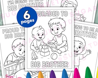 Big Brother Coloring Pages, Printable Activity (PDF Download)