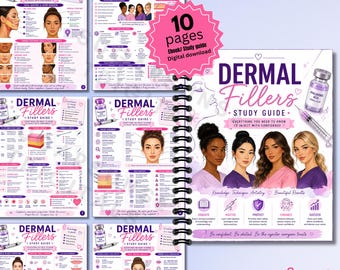 Dermal Filler Study Guide | Cosmetic Injector Training Manual (PDF Download)