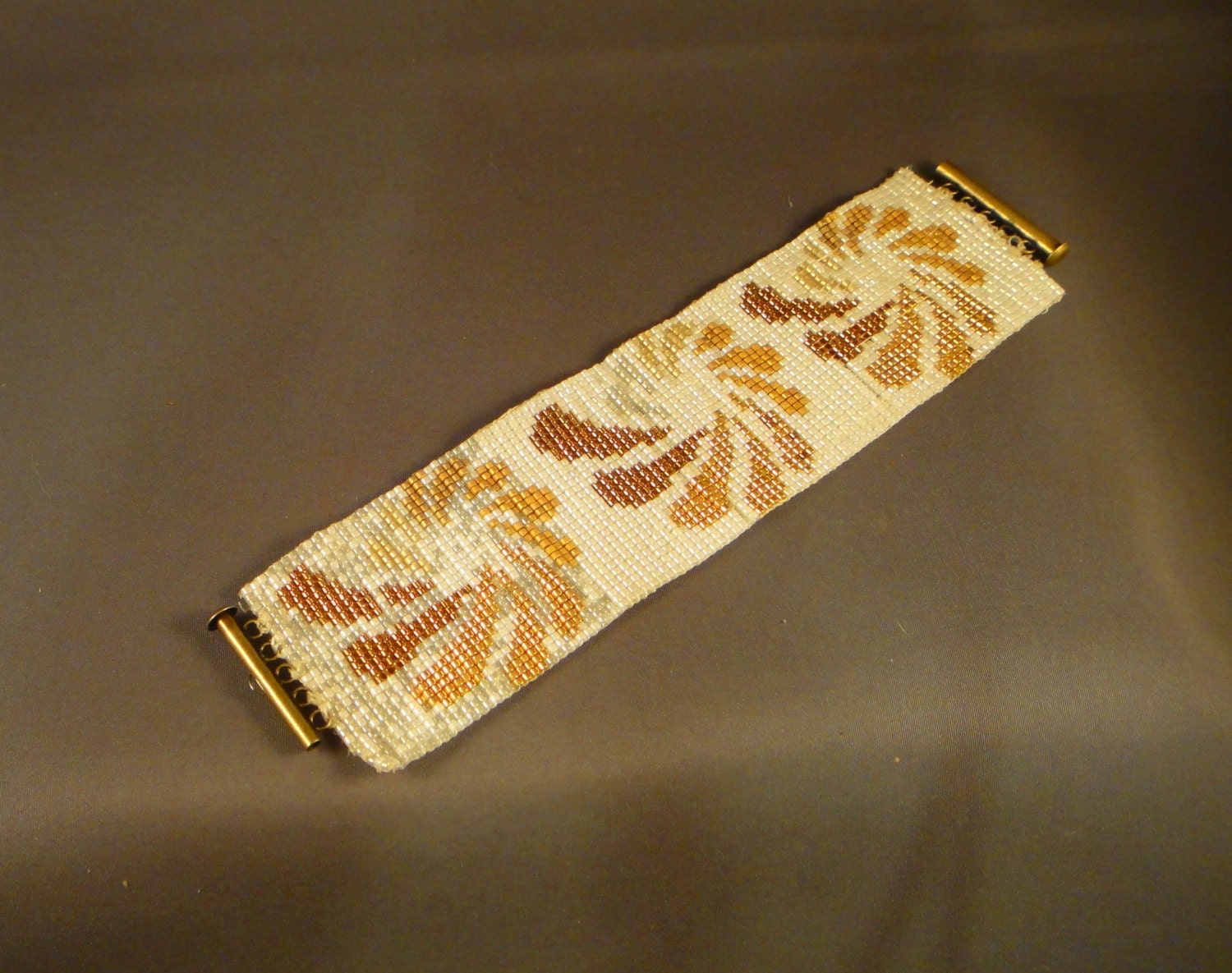 Hand Loomed Bracelet Shells Etsy