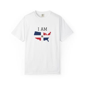 Dominican-American Unisex T-shirt, Dominican Flag Tee, Caribbean Heritage Shirt, Latino and Latina Pride Clothing