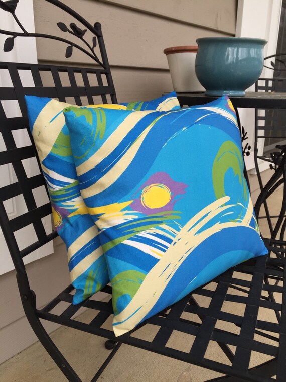 Turquoise Decorative Pillow Royal Blue Pillows For Living Image 0