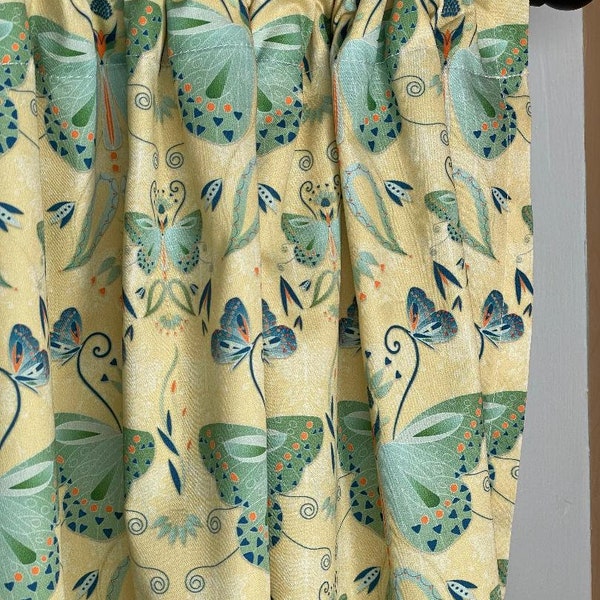 Yellow Valance Etsy