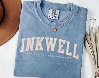 Oak Bluffs Shirt, Comfort Colors Garment-Dyed Tee | 100% Cotton
