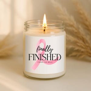Bröstcancerljus, Äntligen Färdigt Rosa Bandet Soja 9oz