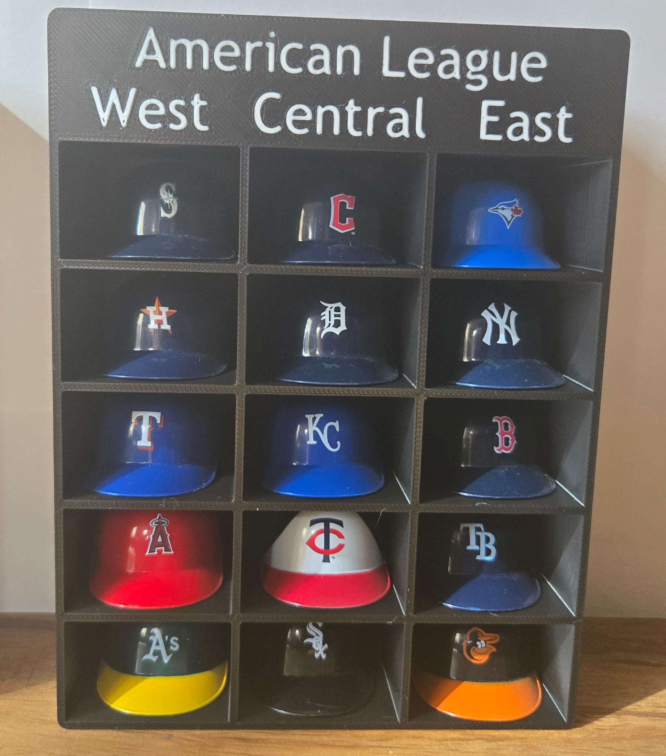 3D Printed MLB Standings Board Shelf – Fits Rawlings Mini Baseball
