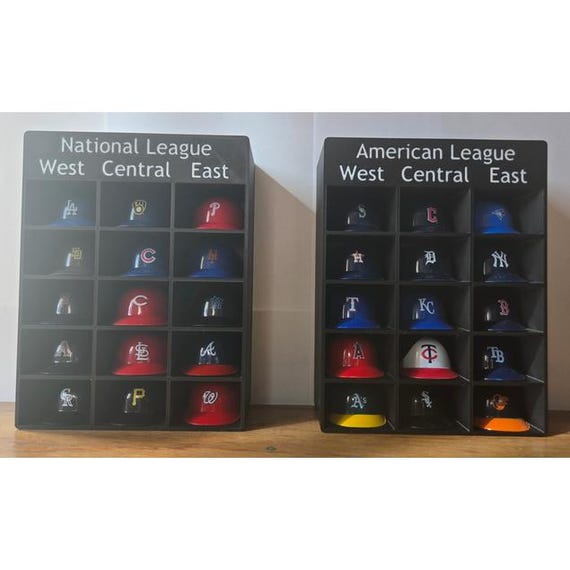 3D Printed MLB Standings Board Shelf – Fits Rawlings Mini Baseball