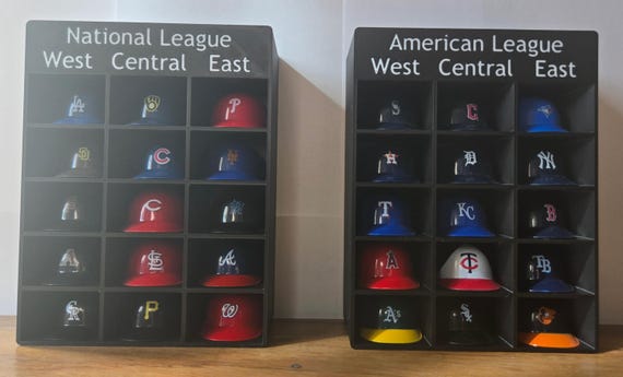 3D Printed MLB Standings Board Shelf – Fits Rawlings Mini Baseball