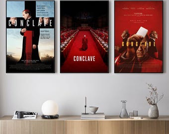 Conclave-filmposter, kunst aan de muur, canvas materiaal cadeau, aandenken, woondecoratie, live kamer kunst aan de muur