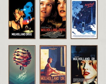 Mulholland Dr Movie Poster, Wall Art Prints, Art Poster, Canvas Material Gift, Keepsake, Home Decor, Live Room Wall Art