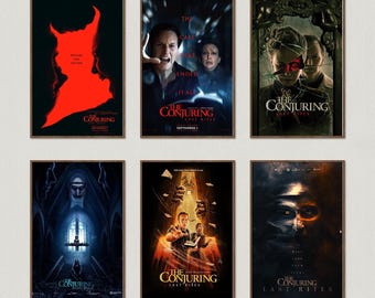 The Conjuring Last Rites Movie Poster, Wall Art Prints, Art Poster, Canvas Material Gift, Keepsake, Home Decor, Live Room Wall Art