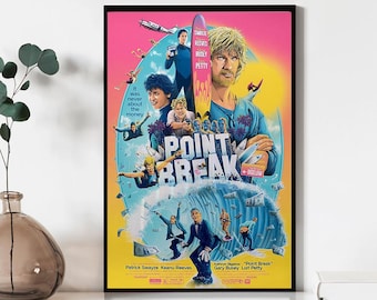 Point Break Movie Poster, Wall Art Prints, Canvas Material Gift, Keepsake, Home Decor, Live Room Wall Art