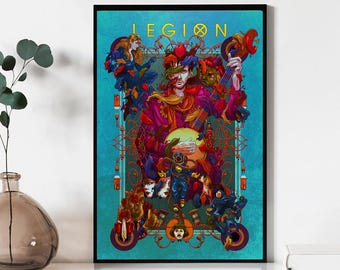 Legion Movie Poster, Wall Art Prints, Canvas Material Gift, Keepsake, Home Decor, Live Room Wall Art