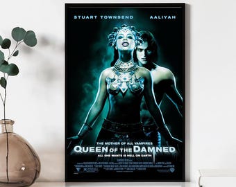 Póster de la película "La Reina de los Malditos", impresiones de arte mural, lienzo para regalo, recuerdo, decoración del hogar, arte mural para sala de estar