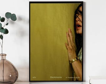 Backrooms Movie Poster, Wall Art Prints, Canvas Material Gift, Keepsake, Home Decor, Live Room Wall Art