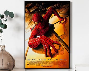 Spider-Man Movie Poster, Wall Art Prints, Canvas Material Gift, Keepsake, Home Decor, Live Room Wall Art