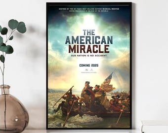Póster de la película "El milagro americano", impresiones de arte mural, lienzo para regalo, recuerdo, decoración del hogar, arte mural para sala de estar