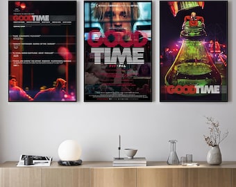 Good Time filmposter, kunst aan de muur, canvas materiaal cadeau, aandenken, woondecoratie, live kamer kunst aan de muur